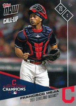 2017 Topps Now Postseason Cleveland Indians #PS-39 Francisco Mejia Front