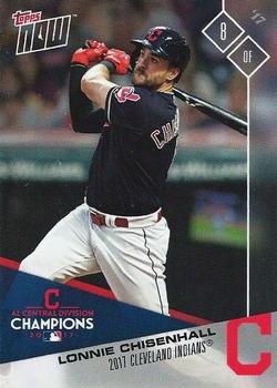 2017 Topps Now Postseason Cleveland Indians #PS-43 Lonnie Chisenhall Front