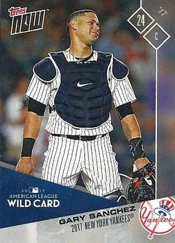2017 Topps Now Postseason New York Yankees #PS-82 Gary Sanchez Front