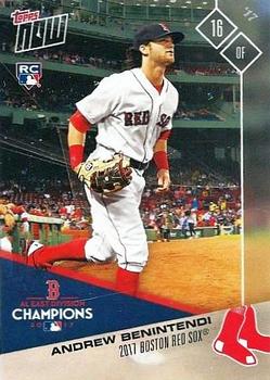 2017 Topps Now Postseason Boston Red Sox #PS-61 Andrew Benintendi Front