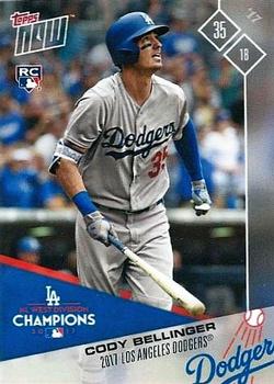 2017 Topps Now Postseason Los Angeles Dodgers #PS-16 Cody Bellinger Front
