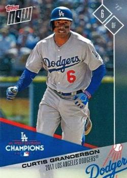 2017 Topps Now Postseason Los Angeles Dodgers #PS-23 Curtis Granderson Front