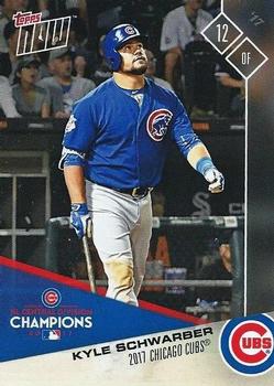 2017 Topps Now Postseason Chicago Cubs #PS-114 Kyle Schwarber Front