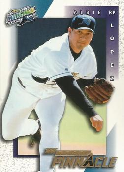 1998 Pinnacle Tampa Bay Devil Rays Team Pinnacle Collector's Edition #6 Albie Lopez Front