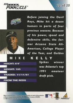 1998 Pinnacle Tampa Bay Devil Rays Team Pinnacle Collector's Edition #22 Mike Kelly Back