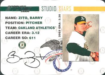 2004 Donruss Studio - Stars #SS-8 Barry Zito Front