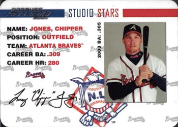 2004 Donruss Studio - Stars #SS-11 Chipper Jones Front