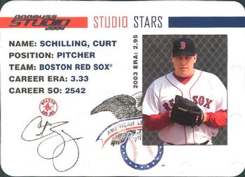 2004 Donruss Studio - Stars #SS-13 Curt Schilling Front
