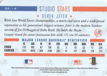 2004 Donruss Studio - Stars #SS-14 Derek Jeter Back