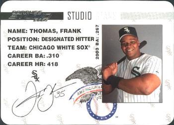 2004 Donruss Studio - Stars #SS-17 Frank Thomas Front