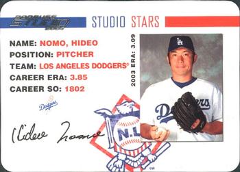 2004 Donruss Studio - Stars #SS-20 Hideo Nomo Front