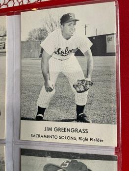 1958 Union Oil Sacramento Solons #NNO Jim Greengrass Front