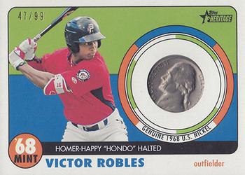 2017 Topps Heritage Minor League - 1968 Mint Relics #68M-VR Victor Robles Front