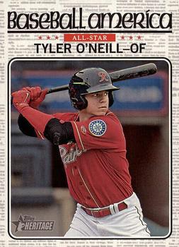 2017 Topps Heritage Minor League - Baseball America All-Stars #BA-TO Tyler O'Neill Front