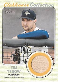 2017 Topps Heritage Minor League - Clubhouse Collection Relics #CCR-TT Tim Tebow Front