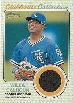 2017 Topps Heritage Minor League - Clubhouse Collection Relics #CCR-WC Willie Calhoun Front