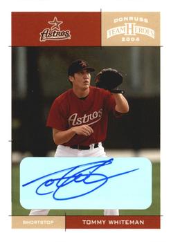 2004 Donruss Team Heroes - Autographs #181 Tommy Whiteman Front