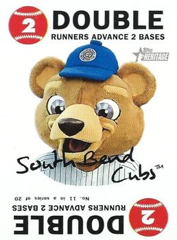 2017 Topps Heritage Minor League - Mascots 1968 Topps Game #11 Stu Front
