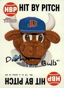 2017 Topps Heritage Minor League - Mascots 1968 Topps Game #12 Wool E. Bull Front