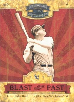 2004 Donruss Throwback Threads - Blast From the Past #BP-3 Babe Ruth Front