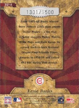 2004 Donruss Throwback Threads - Blast From the Past #BP-8 Ernie Banks Back