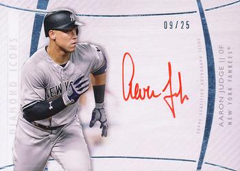 2017 Topps Diamond Icons - Red Ink Signatures #RA-AJU Aaron Judge Front