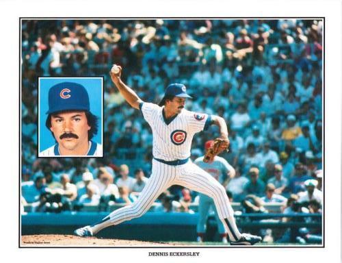 1986 Unocal 76 Chicago Cubs #NNO Dennis Eckersley Front