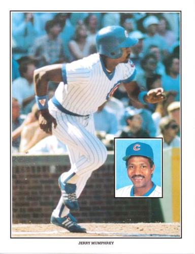 1986 Unocal 76 Chicago Cubs #NNO Jerry Mumphrey Front