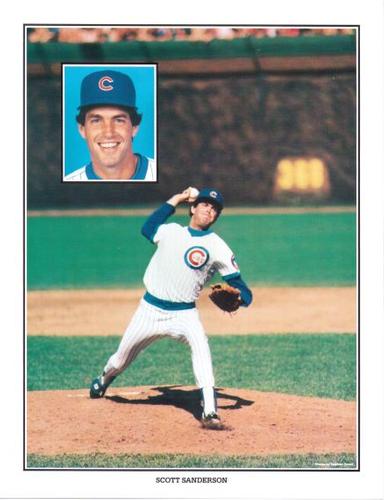 1986 Unocal 76 Chicago Cubs #NNO Scott Sanderson Front