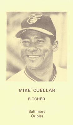 1970 D.C. Department of Motor Vehicles Baltimore Orioles #NNO Mike Cuellar Front