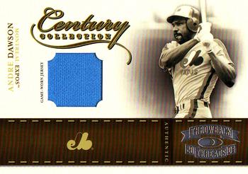 2004 Donruss Throwback Threads - Century Collection Material #CC-4 Andre Dawson Front