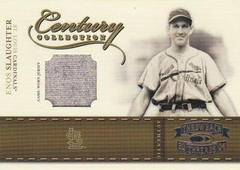 2004 Donruss Throwback Threads - Century Collection Material #CC-22 Enos Slaughter Front