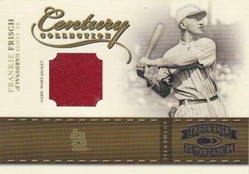 2004 Donruss Throwback Threads - Century Collection Material #CC-24 Frankie Frisch Front