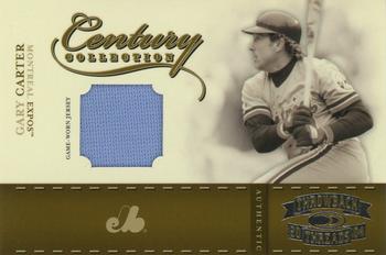 2004 Donruss Throwback Threads - Century Collection Material #CC-28 Gary Carter Front