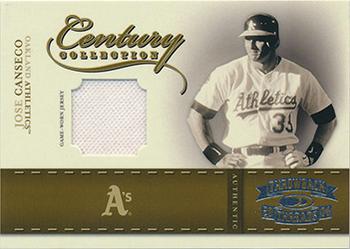 2004 Donruss Throwback Threads - Century Collection Material #CC-42 Jose Canseco Front