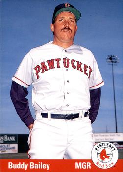 1993 Ballpark Cards Pawtucket Red Sox #1 Buddy Bailey Front