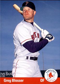 1993 Ballpark Cards Pawtucket Red Sox #4 Greg Blosser Front