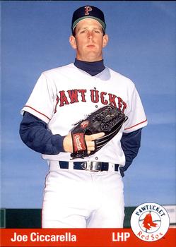 1993 Ballpark Cards Pawtucket Red Sox #7 Joe Ciccarella Front