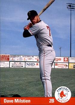 1993 Ballpark Cards Pawtucket Red Sox #16 Dave Milstien Front