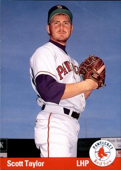 1993 Ballpark Cards Pawtucket Red Sox #24 Scott Taylor Front