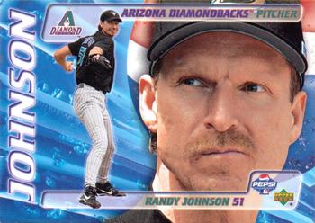2003 Upper Deck Pepsi Arizona Diamondbacks #1 Randy Johnson Front