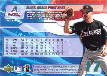 2003 Upper Deck Pepsi Arizona Diamondbacks #4 Mark Grace Back