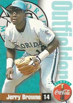 1995 Publix Florida Marlins #NNO Jerry Browne Front