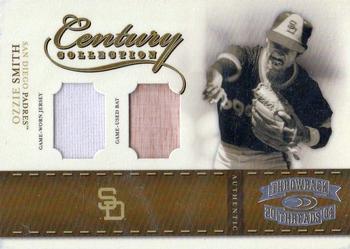 2004 Donruss Throwback Threads - Century Collection Material Combo #CC-65 Ozzie Smith Front