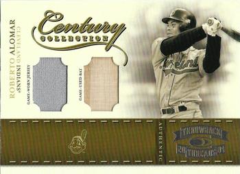 2004 Donruss Throwback Threads - Century Collection Material Combo #CC-75 Roberto Alomar Front