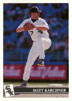 1996 Dannon Chicago White Sox #NNO Matt Karchner Front