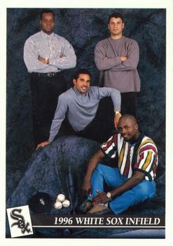 1996 Dannon Chicago White Sox #NNO Frank Thomas / Ray Durham / Robin Ventura / Ozzie Guillen Front