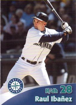 2005 Cloverdale Meats Seattle Mariners #8 Raul Ibanez Front