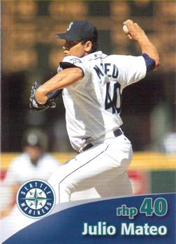 2005 Cloverdale Meats Seattle Mariners #10 Julio Mateo Front