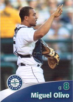 2005 Cloverdale Meats Seattle Mariners #14 Miguel Olivo Front